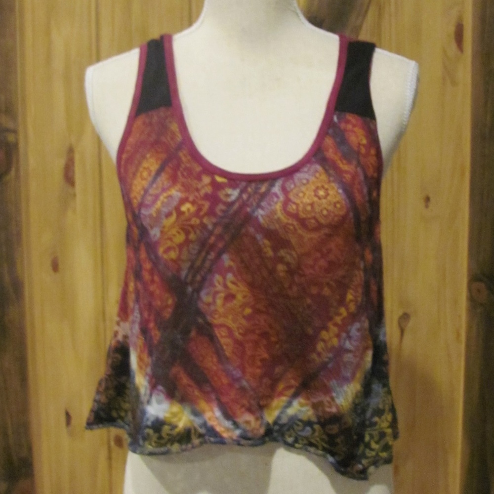 GGrirl Burnout Crop Top